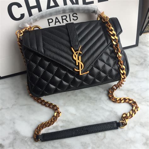 ysl bags double chain|ysl shoulder bag collection.